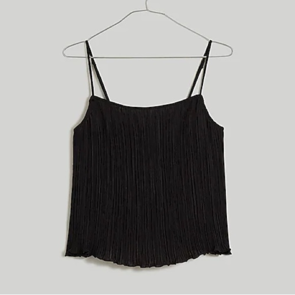 Madewell Plisse Crop Cami